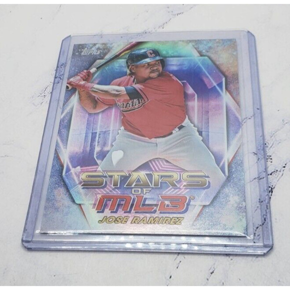 2023 Topps Series 1 Stars Of MLB #SMLB-7 Jose Ramirez Cleveland Guardians - Picture 3 of 4